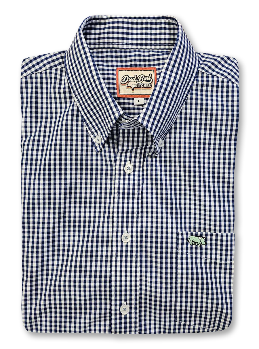 dress shirts for dad bods Dad Bod Shirts XXL / Dark Check